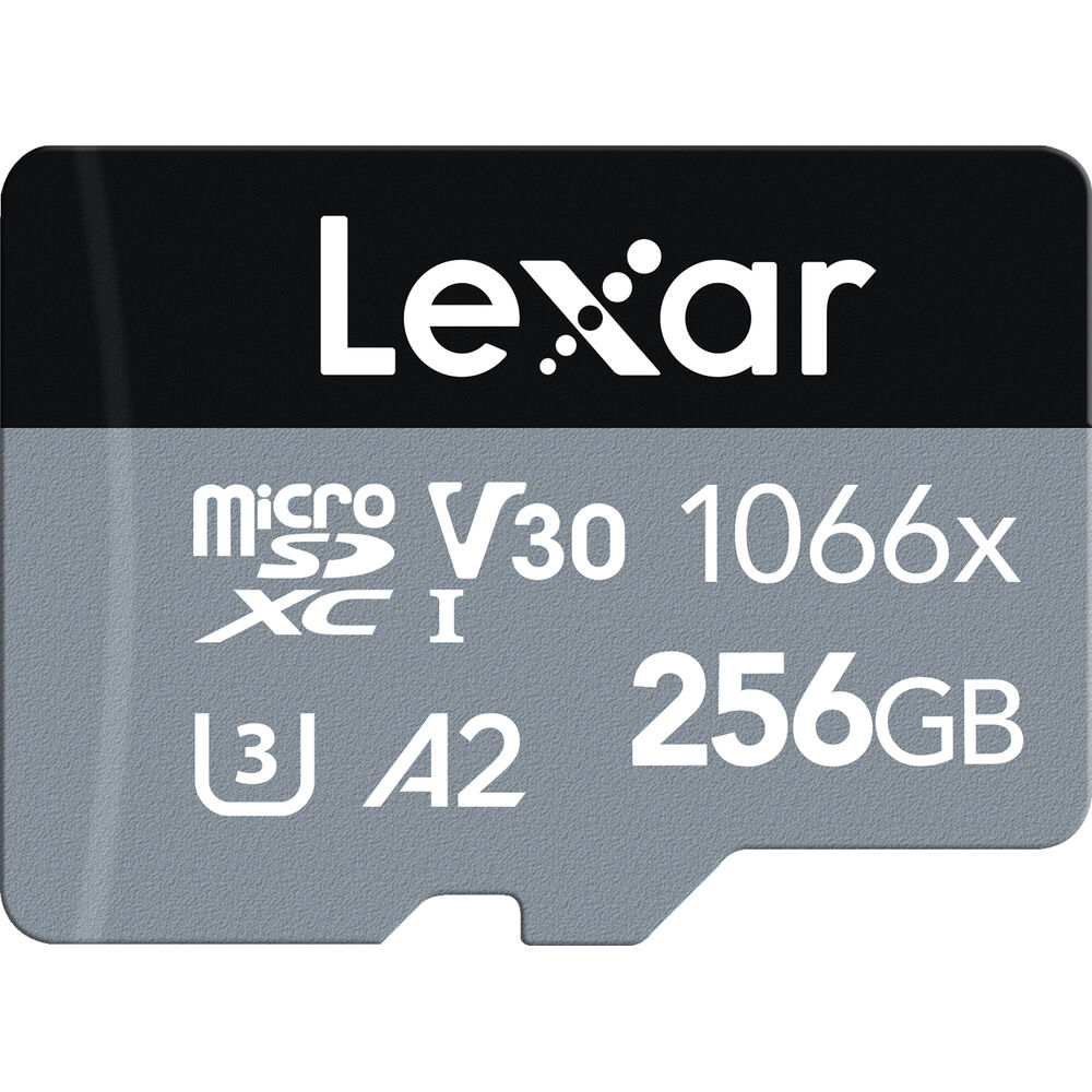 Cartão de Memória MicroSDXC Lexar Professional Silver 256GB 1066x UHS-I 160MB/s