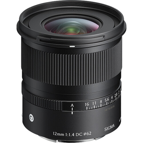 Lente Sigma Contemporary 12mm f/1.4 DC para Canon RF