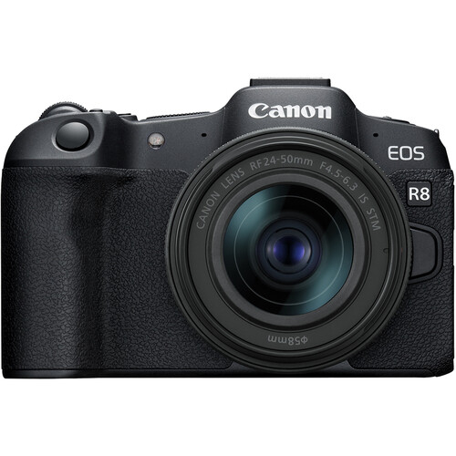 Câmera Canon EOS R8 Mirrorless RF 24-50mm f/4.5-6.3 IS STM