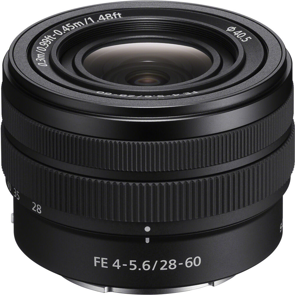 SONY FE 28-60mm F4-5.6 Eマウント ソニー「FE 28-60mm F4-5.6」は小型