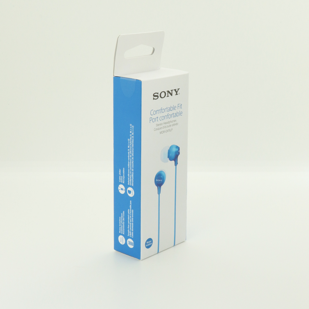 Fones de ouvido intra-auriculares Sony MDR-EX15LP (Azul)