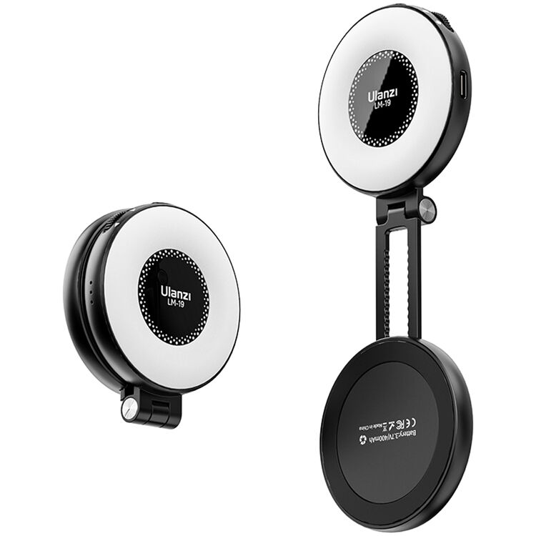 Iluminador Selfie Ulanzi LM19 LED com Suporte Magnético MagSafe (Preto)
