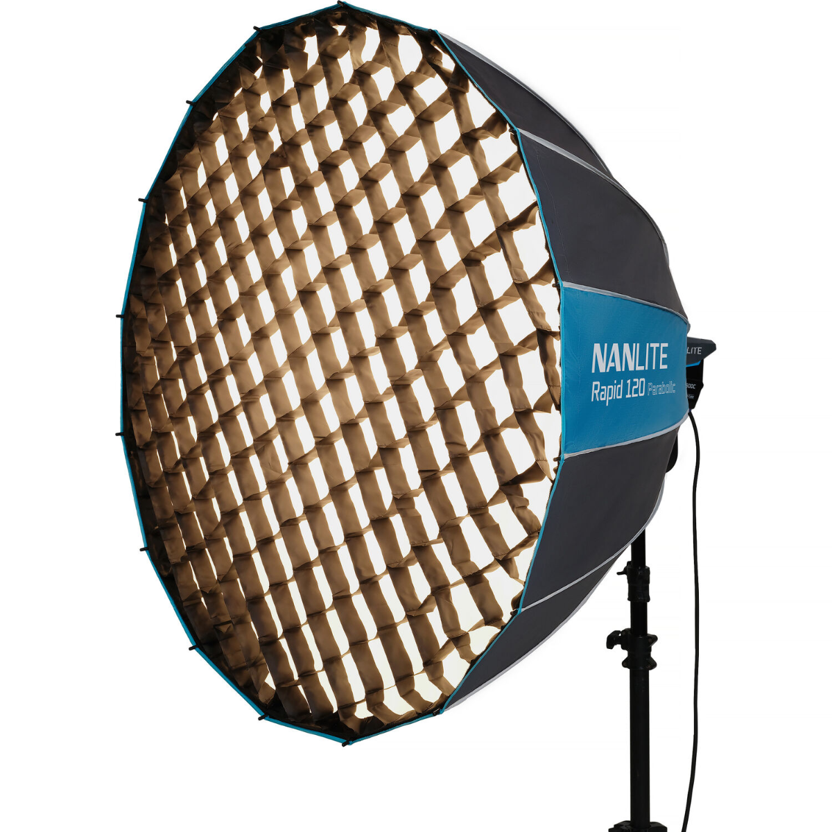 Softbox Parabólico Nanlite Rapid 120 (47") – Difusor de Luz Suave para Estúdio e Produção