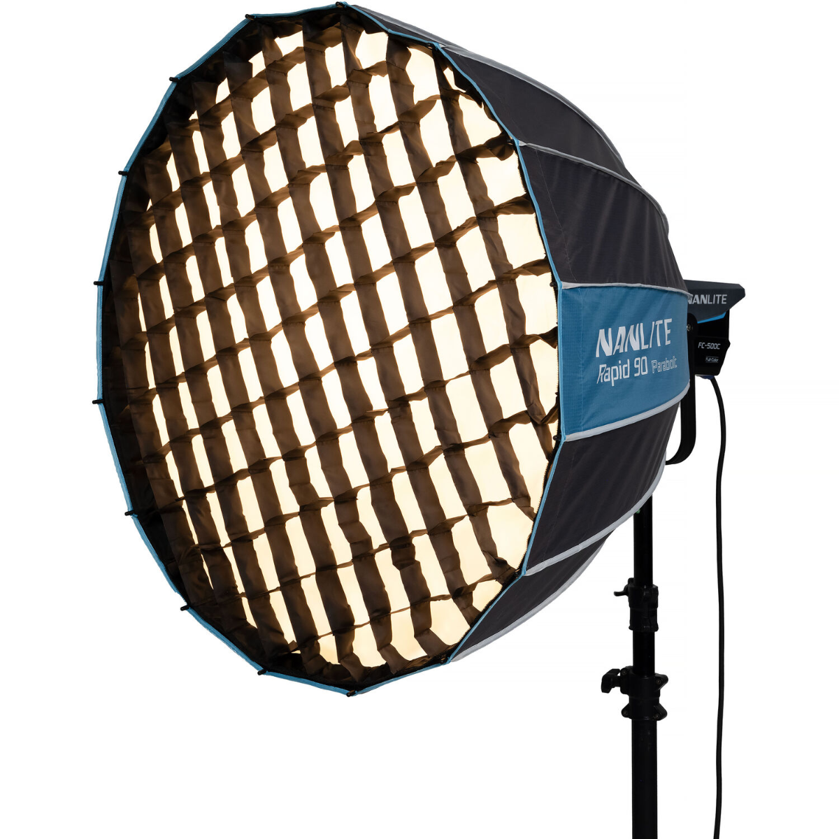 Softbox Parabólico Nanlite Rapid 90 (35") – Luz Direcional Suave e Controle de Iluminação