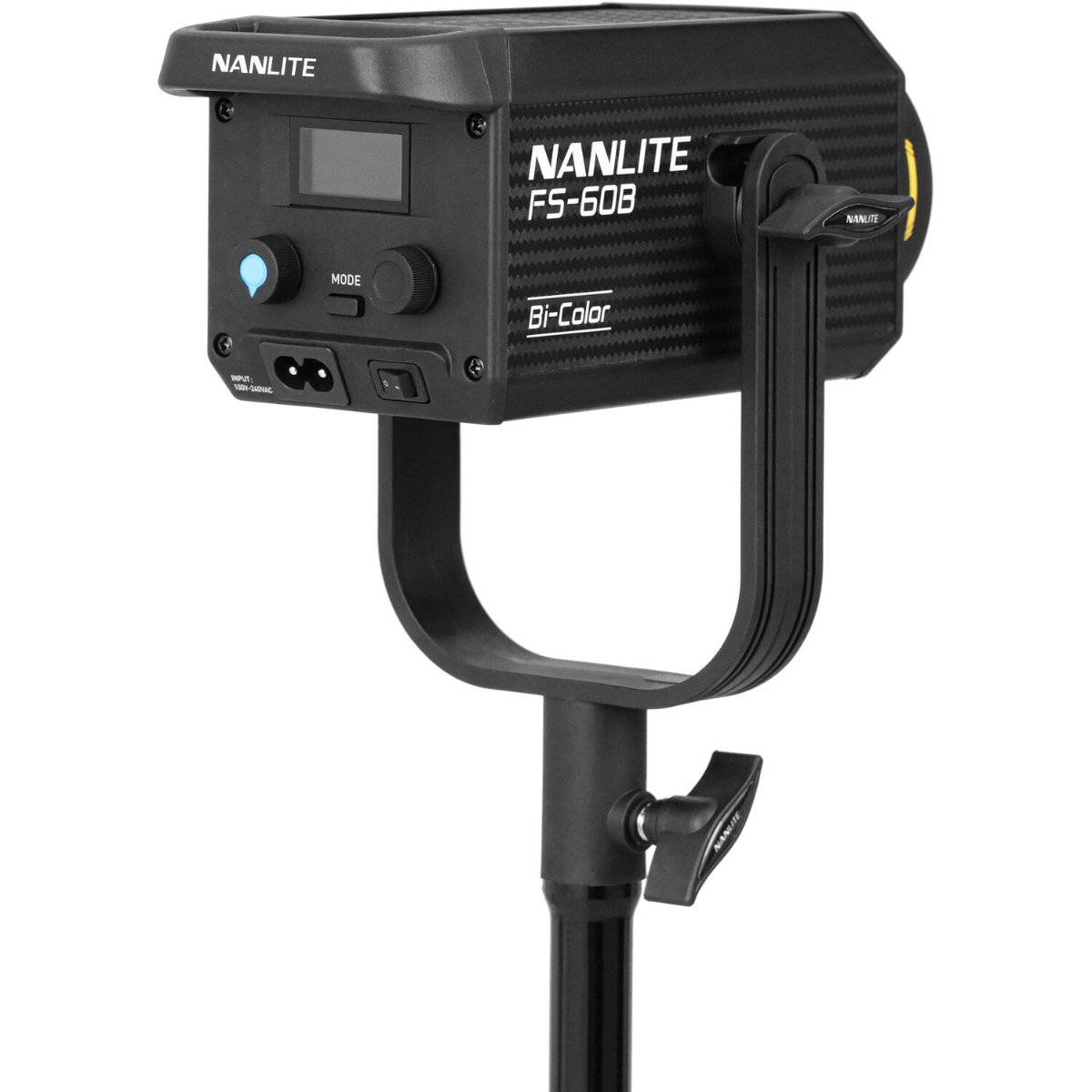 Luz de Vídeo LED Bicolor Nanlite FS-60B 60W com Montagem Bowens e Controle Avançado