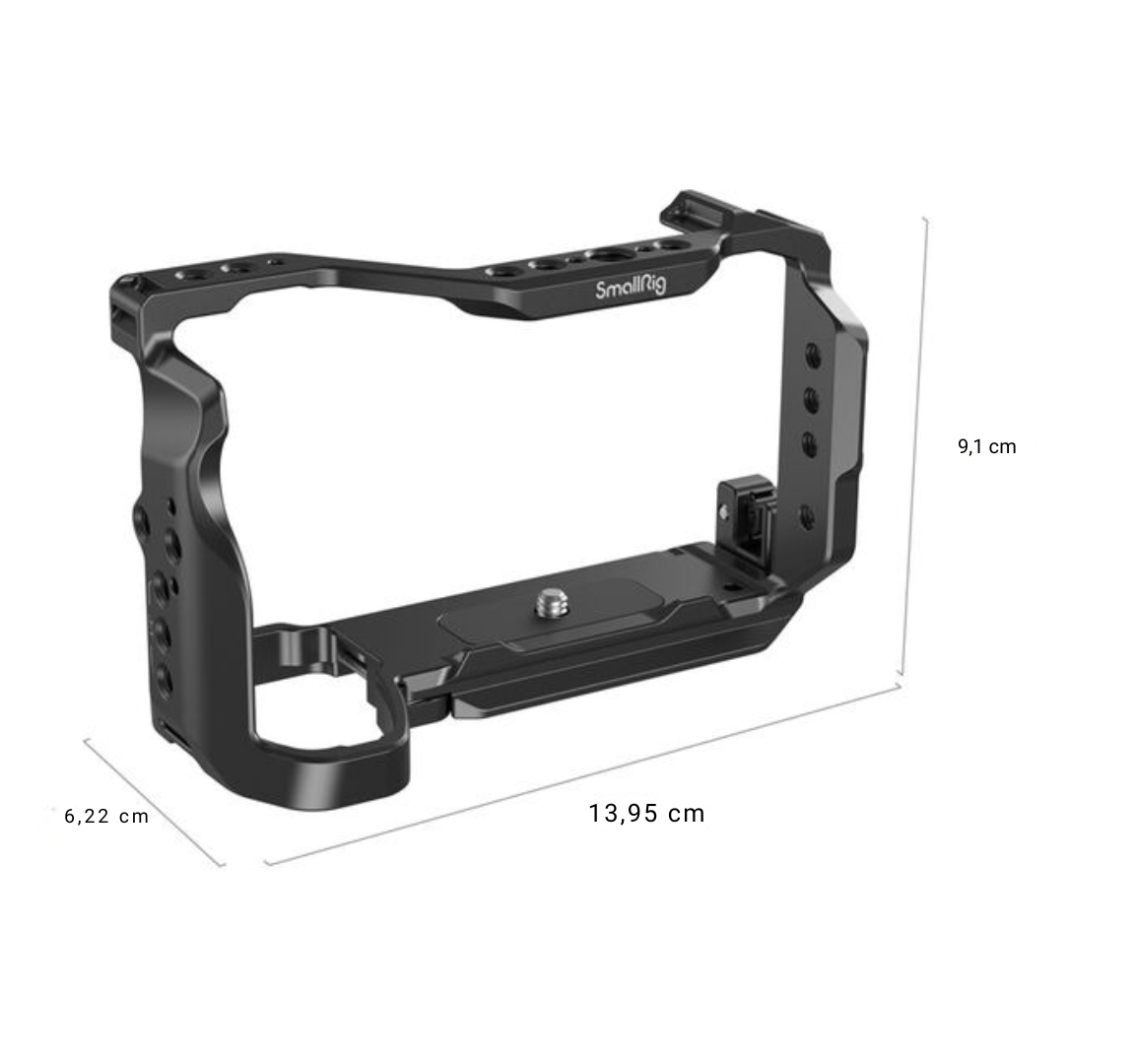 Cage Completa SmallRig para Sony a6700 – Kit Profissional com Expansão para Acessórios