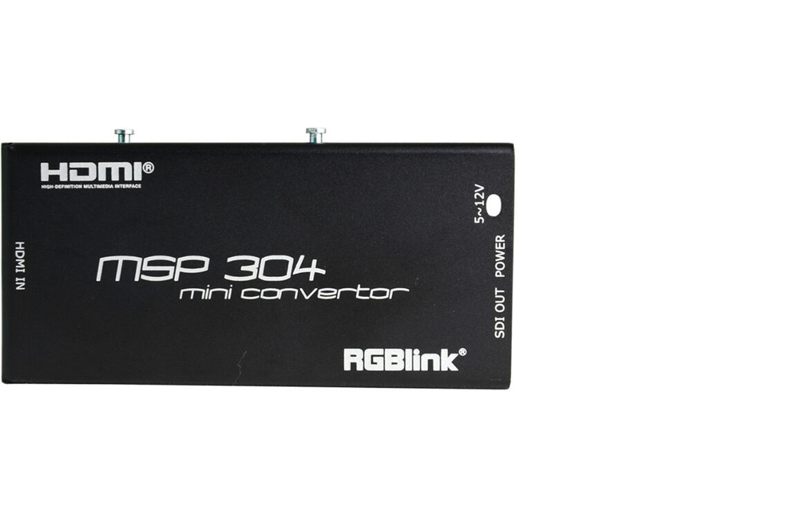 Mini Conversor RGBlink MSP 304 HDMI para SDI – Sinal Profissional para Produção de Vídeo