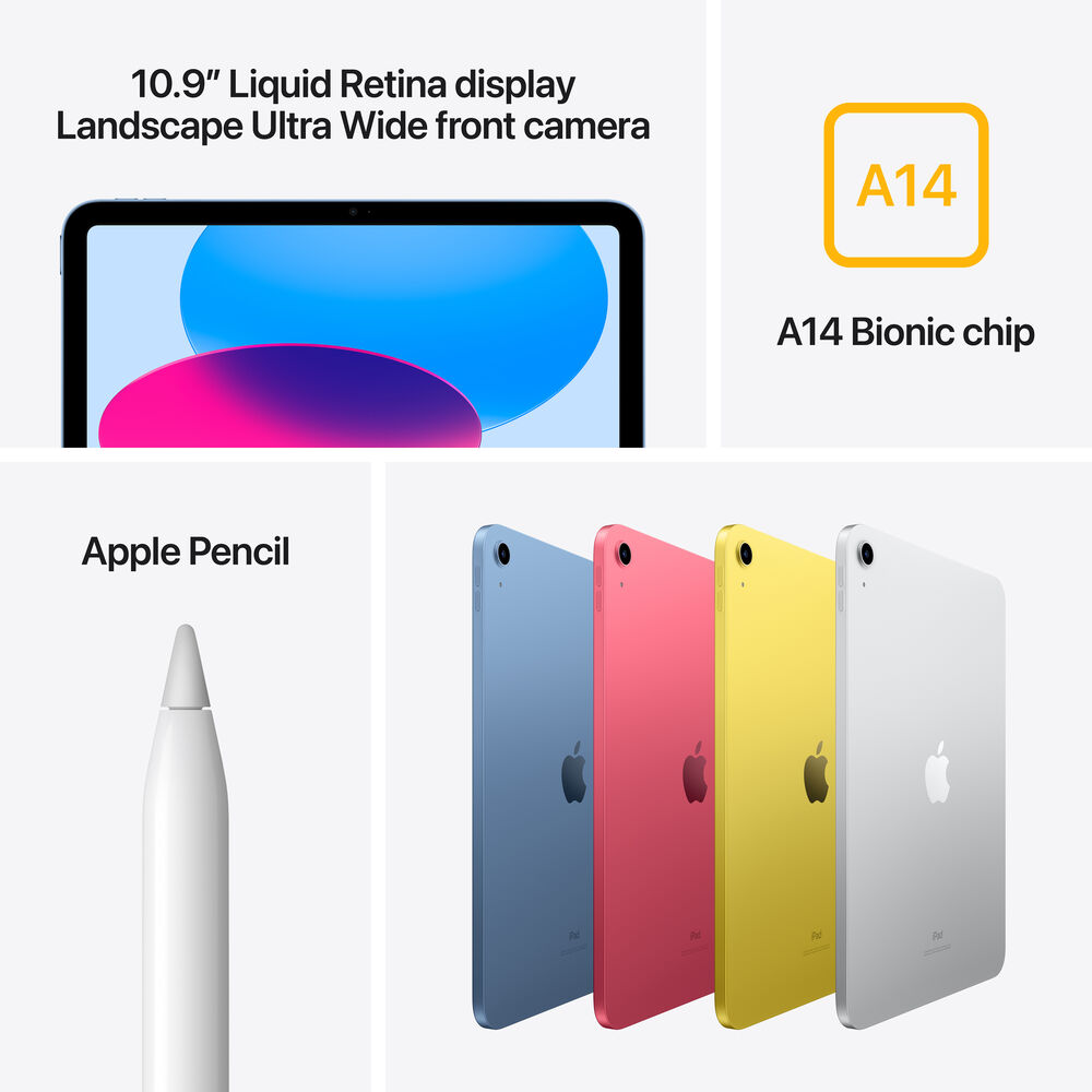 Apple iPad 10 10.9" 64GB Wi-Fi Yellow