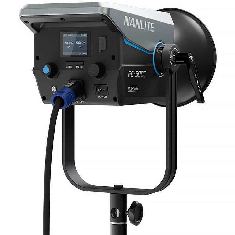 Refletor de Vídeo LED Nanlite FC120C RGB – 120W, Controle de Cores e Alta Versatilidade