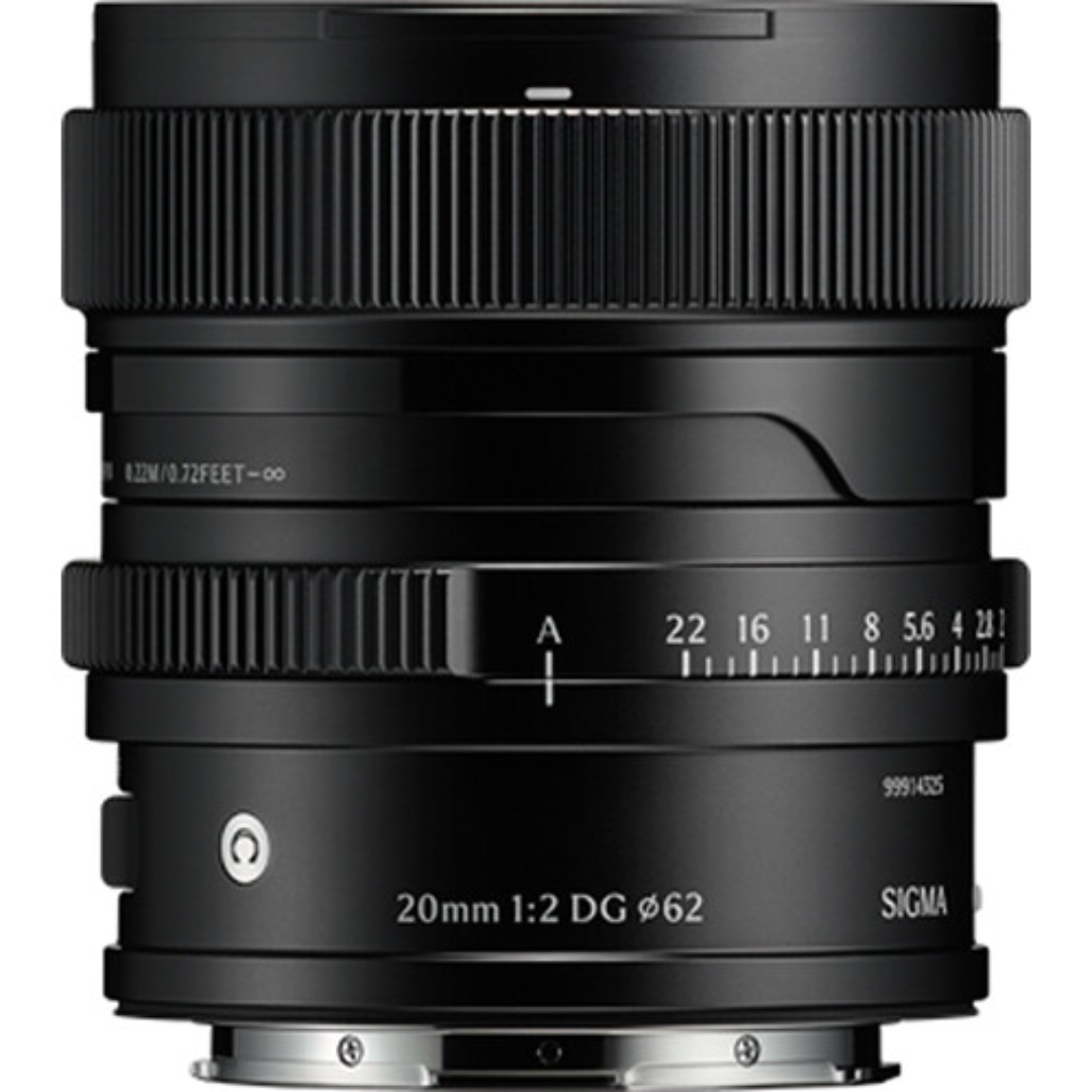 Lente Sigma 20mm f/2 DG Contemporary para Sony E