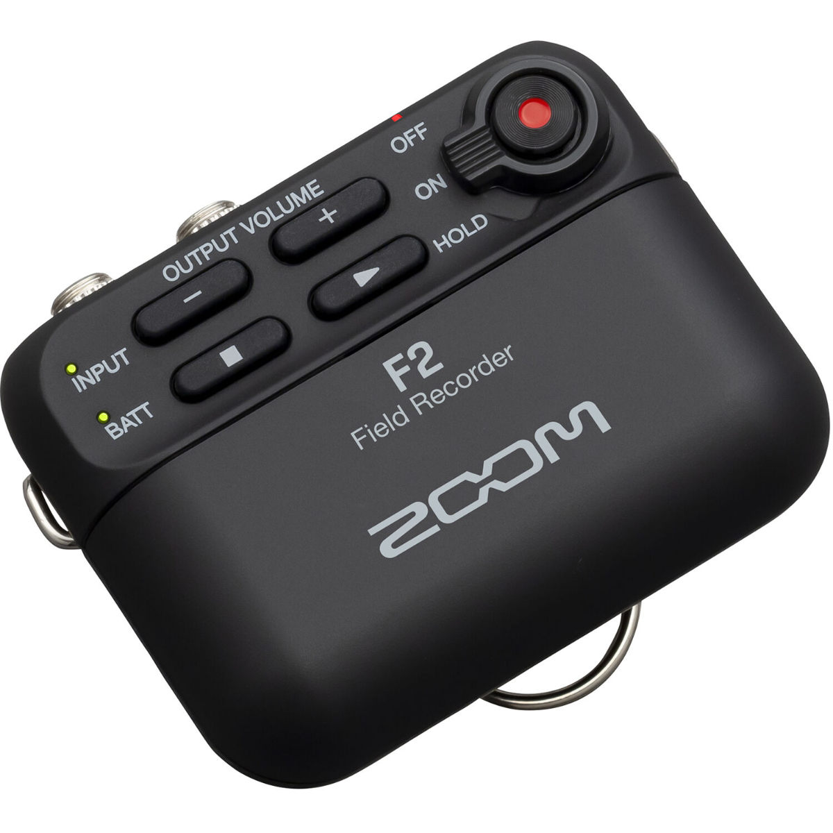 Gravador Portátil Zoom F2 com Microfone de Lapela