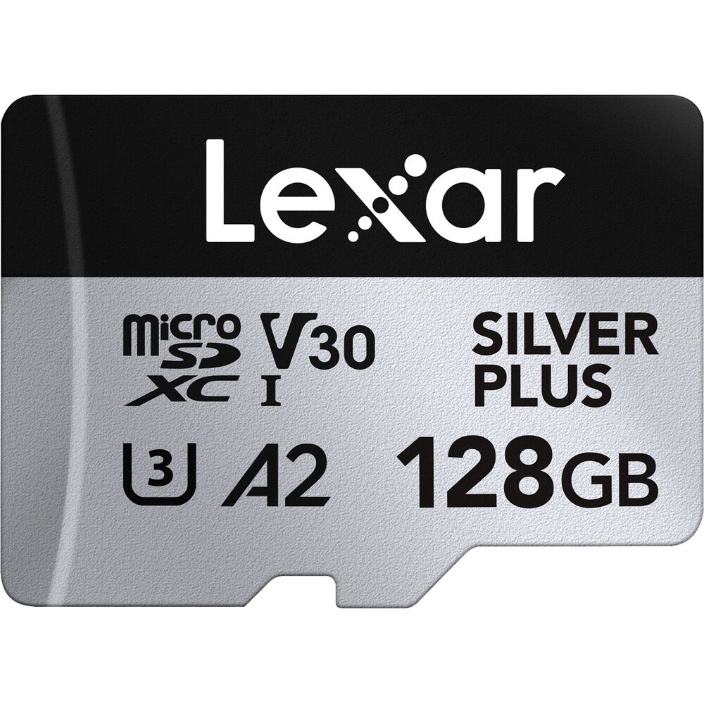 Cartão de Memória microSDXC Lexar 128gb Professional Silver Plus UHS-I 205MB/s