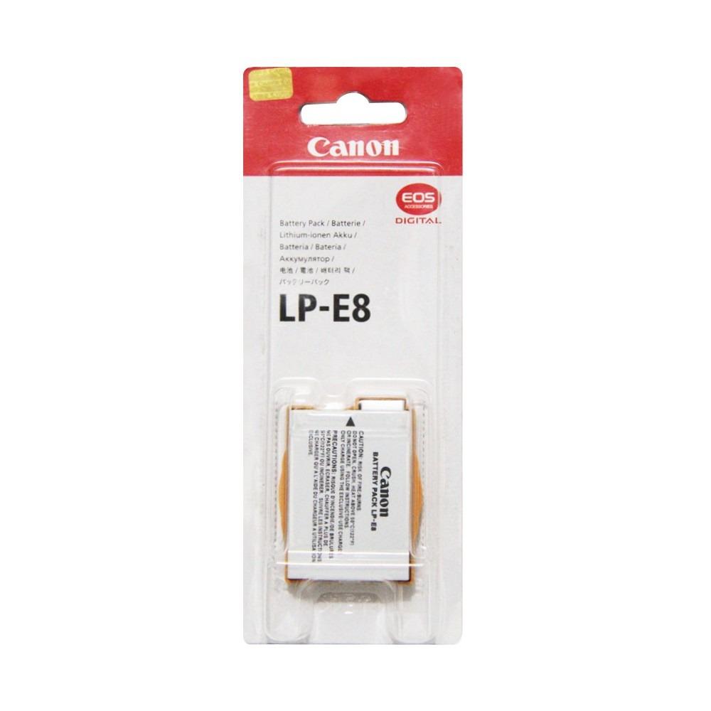 Bateria Canon LP-E8 - compatível com EOS T2i, T3i, T4i e T5i. 