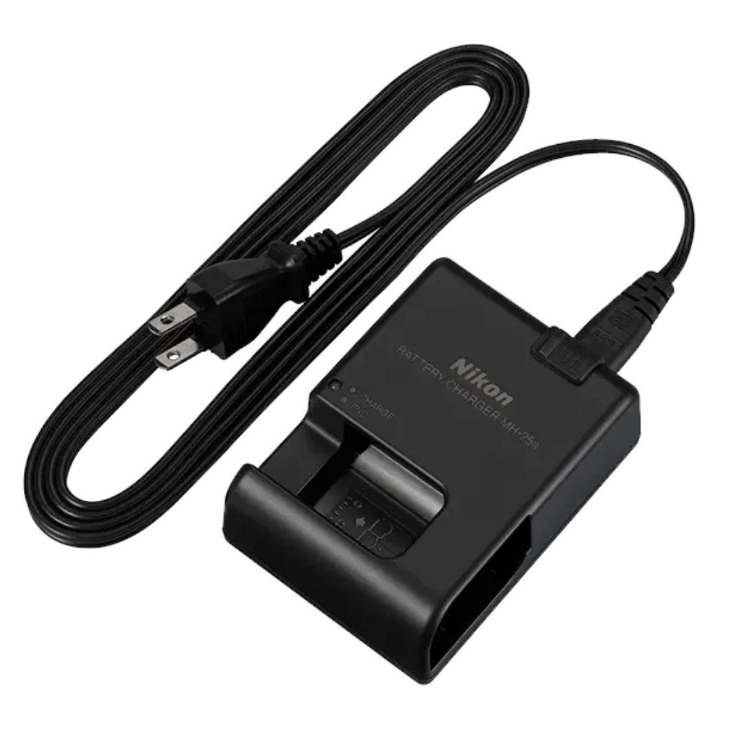 Carregador Nikon MH-25a para Baterias EN-EL15 e EN-EL15a/b/c.