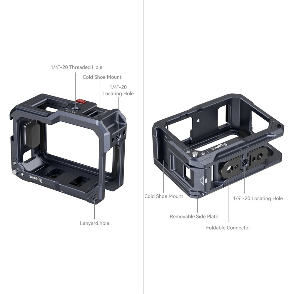 Cage SmallRig para GoPro HERO13/12/11/10/9 com Alta Proteção