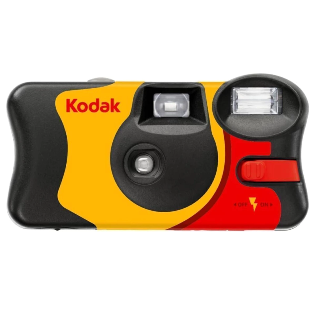 Câmera Descartável Kodak FunSaver Plus 35mm com Flash – 39 Poses ISO 800