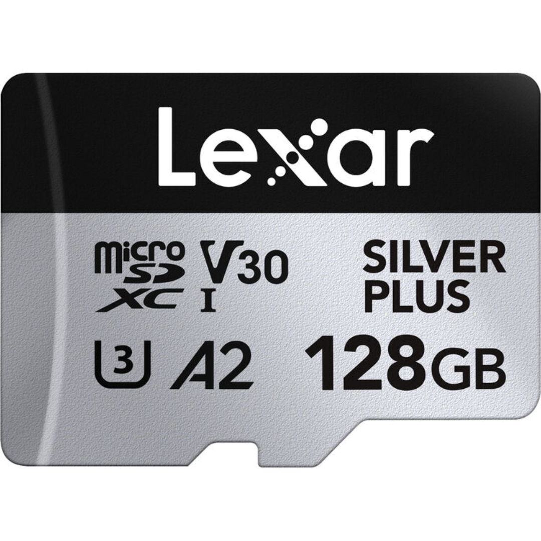 Cartão de Memória microSDXC Lexar 128GB Professional Silver Plus UHS-I 205MB/s