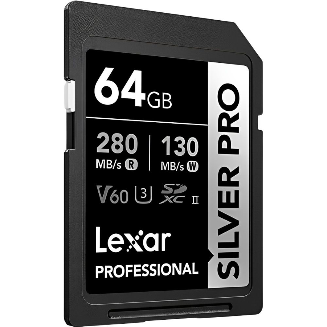Cartão de Memória SDXC Lexar Professional Silver Pro 64GB UHS-II 280MB/s