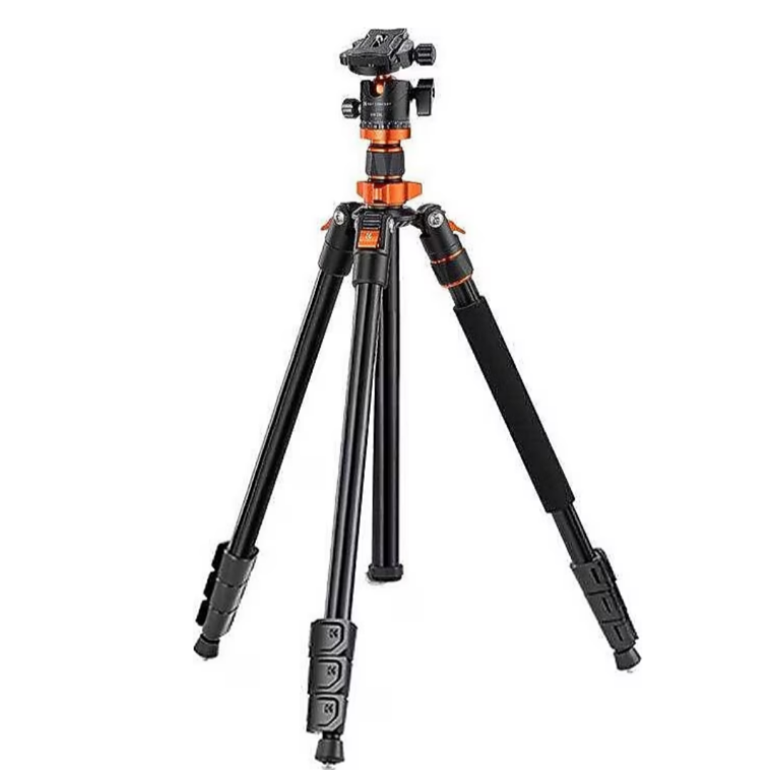 Tripé para Criadores de Conteúdo K&F Concept - Com Braço Lateral para Vídeos Overhead e 10kg de Carga