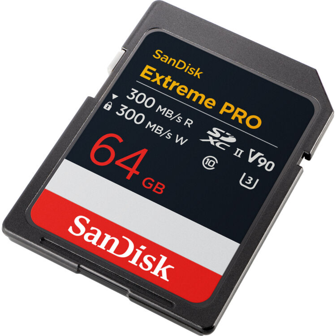 Cartão de Memória SDXC SanDisk Extreme PRO 64GB UHS-II 300MB/s