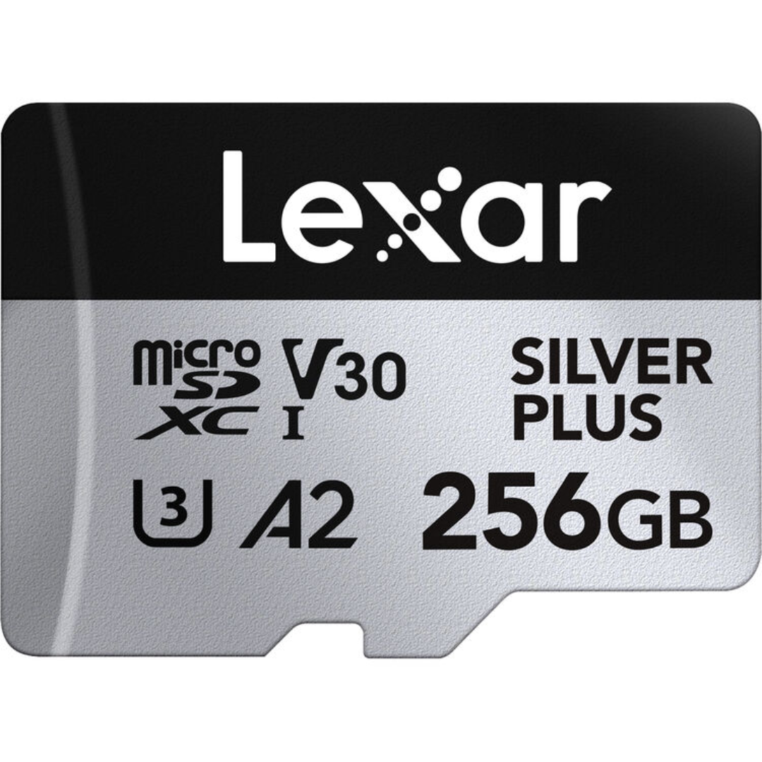 Cartão de Memória microSDXC Lexar 256GB Professional Silver Plus UHS-I 205MB/s