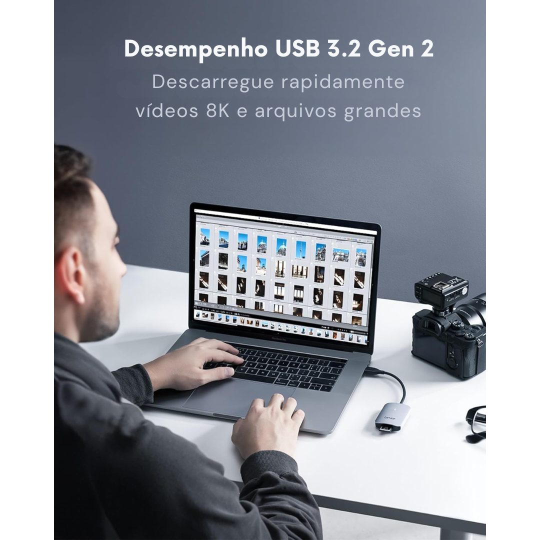 Leitor de Cartão Lexar Professional CFexpress Tipo A USB 3.2 Gen 2