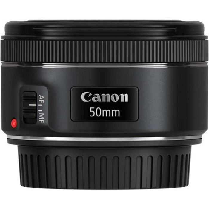 ブランドのギフト f/1.8 50mm EF Canon Lente STM Acessível e Compacta Lente | レンズ(単焦点)