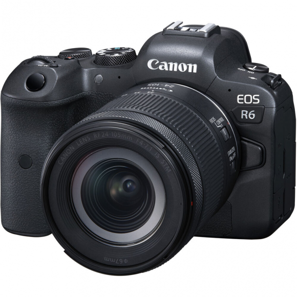 Câmera Digital Canon EOS R6 Mirrorless com lente 24-105mm f/4-7.1 IS STM
