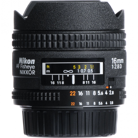 Lente Nikon AF Fisheye-NIKKOR 16mm f/2.8D