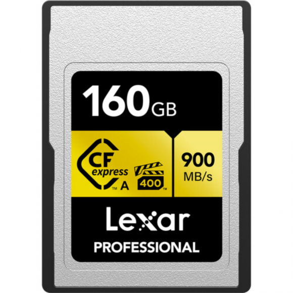 Cartão de Memória CFexpress Lexar Profissional Gold 160GB Type A 900MB/s