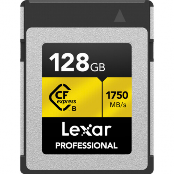 Cartão de Memória CFexpress Lexar Profissional Gold 128GB Type B 1750MB/s