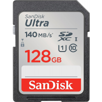 Cartão de Memória SDXC SanDisk Ultra 128GB UHS-I 140MB/s