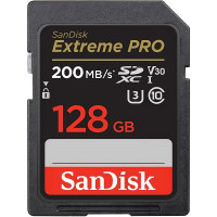 Cartão de Memória SDXC Sandisk Extreme Pro 128GB UHS-I 200MB/s