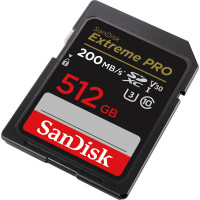 Cartão de Memória SDXC Sandisk Extreme PRO 512GB UHS-I 200MB/s