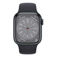 Apple Watch Series 8 41mm, GPS, Alumínio Midnight, Pulseira Esportiva Midnight