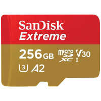Cartão de Memória microSDXC SanDisk Extreme 256GB UHS-I 190- 103 MB/S