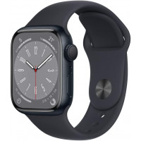 Apple Watch Series 8 41mm, GPS, Alumínio Midnight, Pulseira Esportiva Midnight 