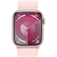 Apple Watch Series 9 45mm, GPS, Alumínio Pink, Pulseira Loop Pink
