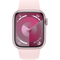 Apple Watch Series 9 41mm, GPS, Alumínio Pink, Pulseira Esportiva Pink