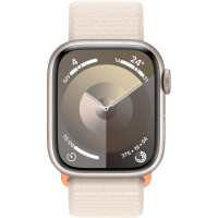 Apple Watch Series 9 41mm, GPS, Alumínio Starlight, Pulseira Loop Starlight