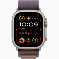 Apple Watch Ultra 2 49mm, Titanium, Pulseira Indigo Alpine
