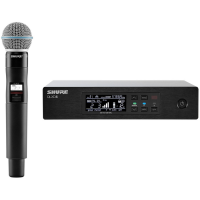 Kit de Microfone sem fio digital Shure QLXD24/B58 com cápsula Beta 58A