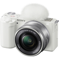 Câmera Sony ZV-E10 Mirrorless com lente 16-50mm (Branca)