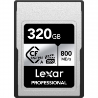 Cartão de Memória CFexpress Lexar Profissional Silver 320GB Type A 800MB/s