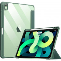 Capa Transparente iPad Air com Suporte para Pencil -Verde Escuro