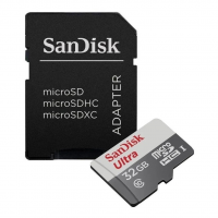 Cartão de Memória Micro SDHC Sandisk Ultra 32GB UHS-I 80MB/s