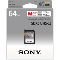 Cartão de Memória SDXC Sony SF-M 64GB UHS-II 277MB/S