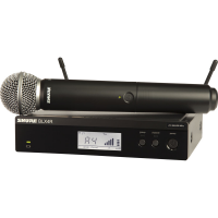 Microfone Portátil sem fio Shure BLX24R/SM58 