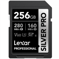 Cartão de Memória SDXC Lexar Professional Silver Pro 256GB UHS-II 280MB/s