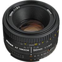 Lente Nikon AF Nikkor 50mm f/1.8D